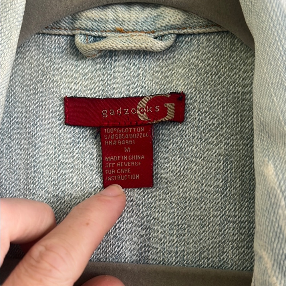 Distressed Denim Jacket - Picture 5 of 8